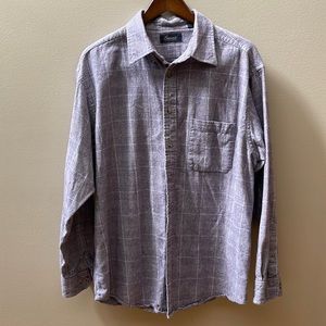 Roundtree & Yorke Plaid Flannel Shirt